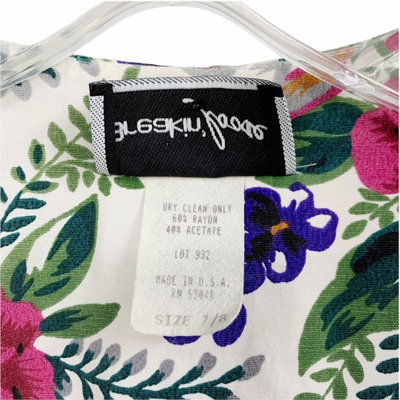 Vintage Floral Blazer by Breakin’ Loose- Made in the USA - Picture 14 of 16